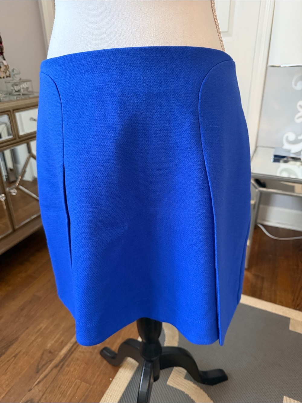 Banana Republic Blue A-Line Mini Skirt w/ Hidden Pockets ❤️❤️ 10